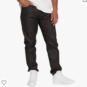 LRG True Straight Stretch Midnight Black Denim